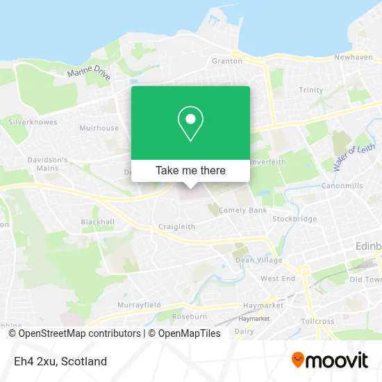 How to Get to Eh4 2xu in Edinburgh by Bus or Train?