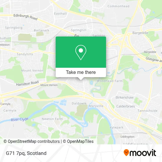 How to Get to G71 7pq in Glasgow by Bus or Train?