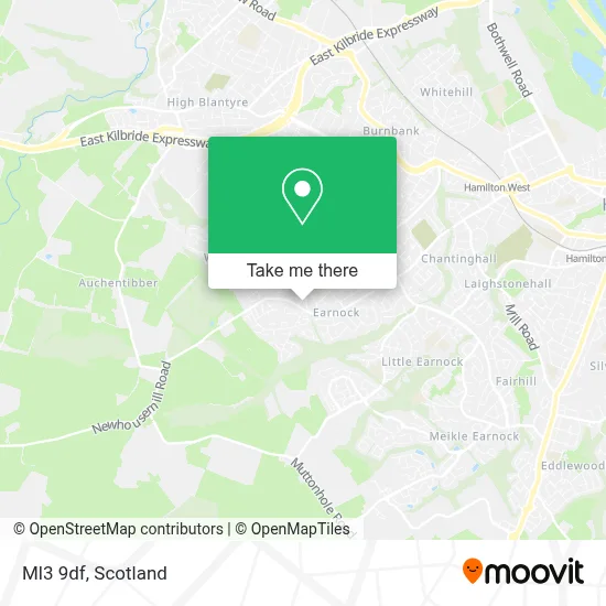 How to Get to Ml3 9df in Hamilton by Bus or Train?