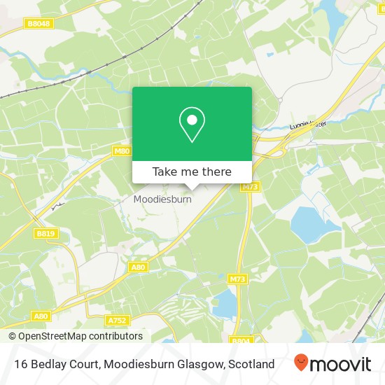 16 Bedlay Court, Moodiesburn Glasgow map