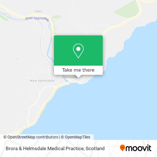 Brora & Helmsdale Medical Practice map