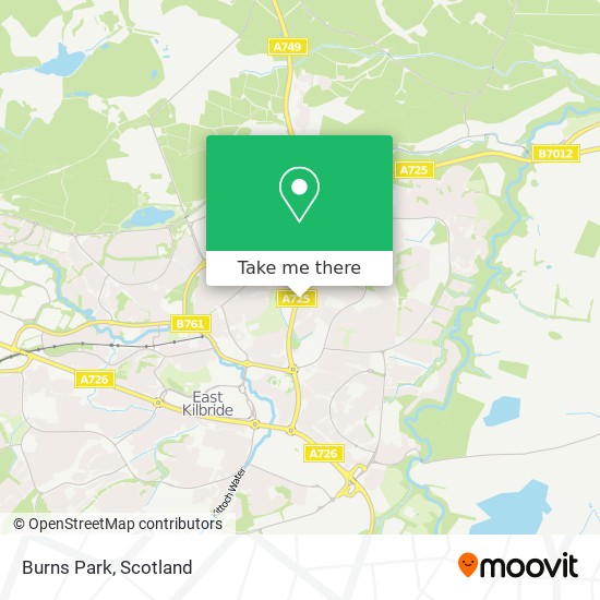 Burns Park map