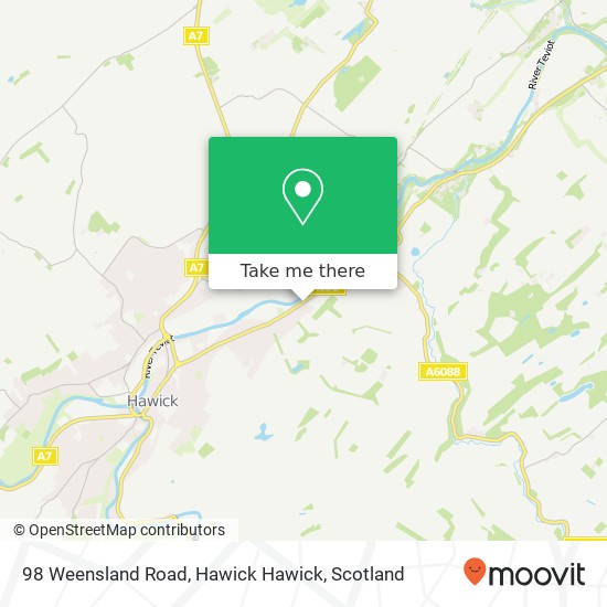 98 Weensland Road, Hawick Hawick map