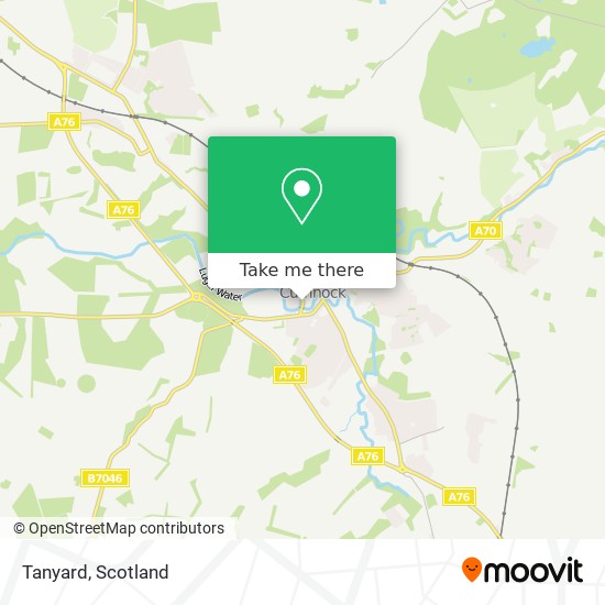 Tanyard map
