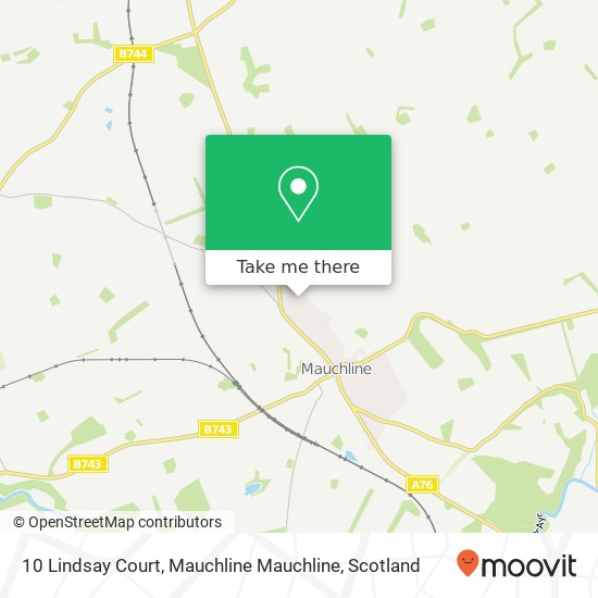 10 Lindsay Court, Mauchline Mauchline map