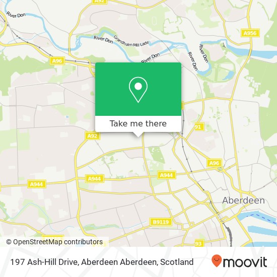 197 Ash-Hill Drive, Aberdeen Aberdeen map