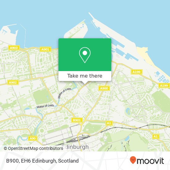 B900, EH6 Edinburgh map