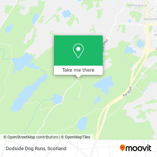 Dodside Dog Runs map