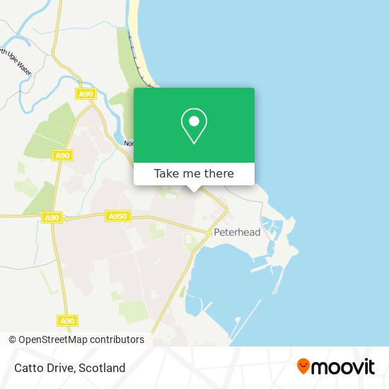 Catto Drive map