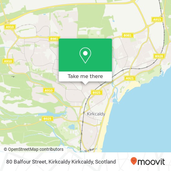 80 Balfour Street, Kirkcaldy Kirkcaldy map
