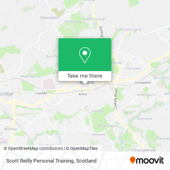 Scott Reilly Personal Training map