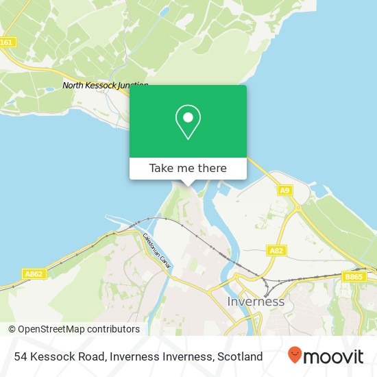 54 Kessock Road, Inverness Inverness map