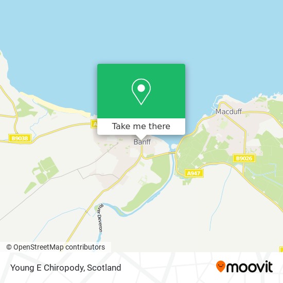 Young E Chiropody map