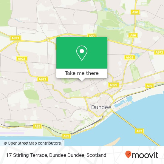 17 Stirling Terrace, Dundee Dundee map