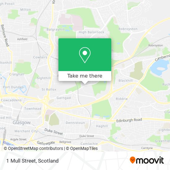 1 Mull Street map