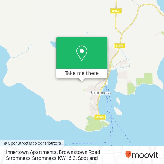Innertown Apartments, Brownstown Road Stromness Stromness KW16 3 map