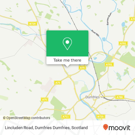 Lincluden Road, Dumfries Dumfries map