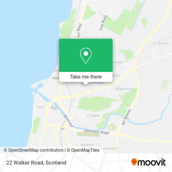 22 Walker Road map