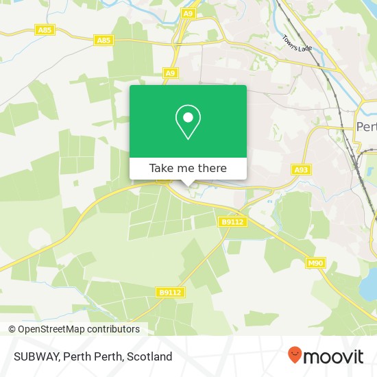 SUBWAY, Perth Perth map