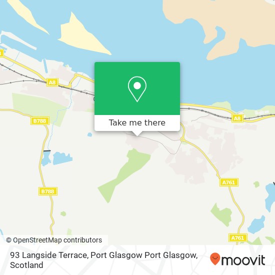 93 Langside Terrace, Port Glasgow Port Glasgow map