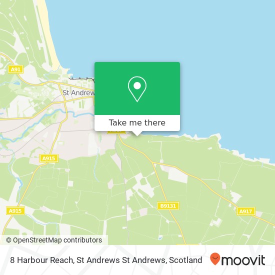 8 Harbour Reach, St Andrews St Andrews map