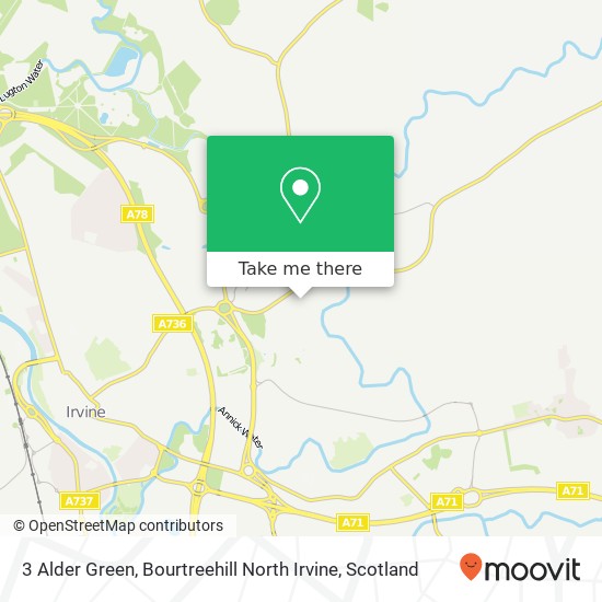3 Alder Green, Bourtreehill North Irvine map