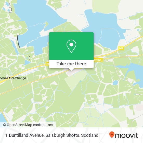 1 Duntilland Avenue, Salsburgh Shotts map