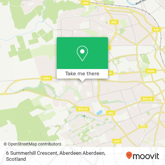 6 Summerhill Crescent, Aberdeen Aberdeen map
