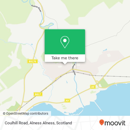 Coulhill Road, Alness Alness map