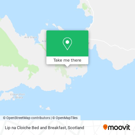 Lip na Cloiche Bed and Breakfast map