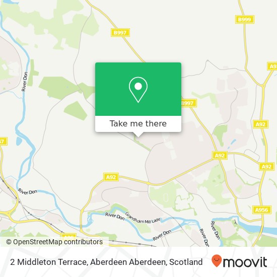 2 Middleton Terrace, Aberdeen Aberdeen map