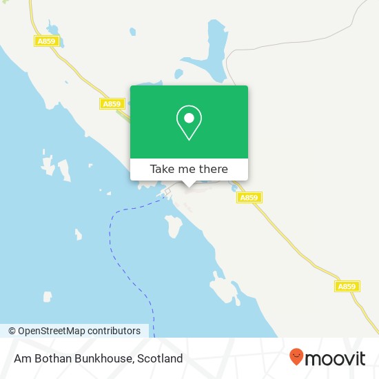 Am Bothan Bunkhouse map