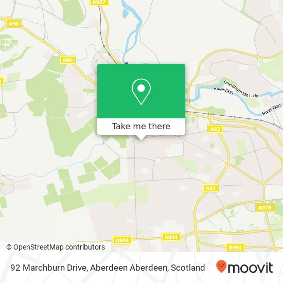 92 Marchburn Drive, Aberdeen Aberdeen map