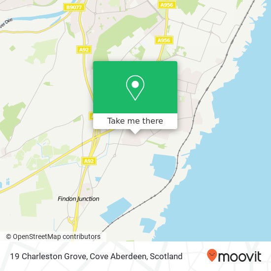 19 Charleston Grove, Cove Aberdeen map