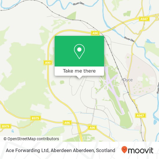 Ace Forwarding Ltd, Aberdeen Aberdeen map