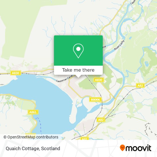 Quaich Cottage map