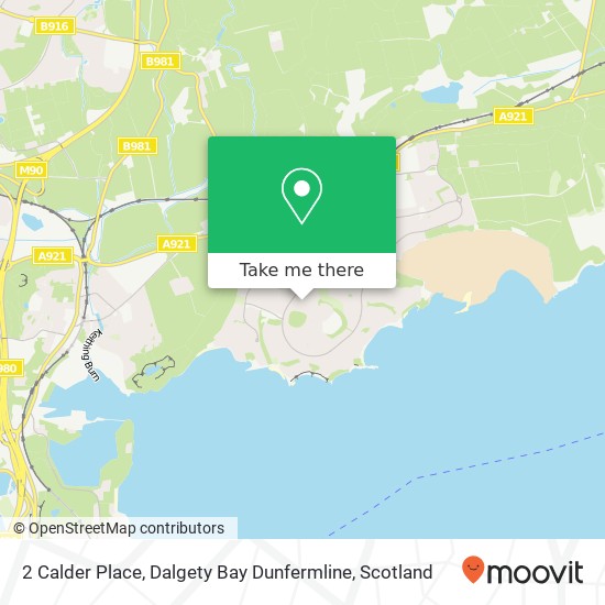 2 Calder Place, Dalgety Bay Dunfermline map