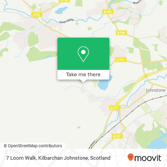 7 Loom Walk, Kilbarchan Johnstone map