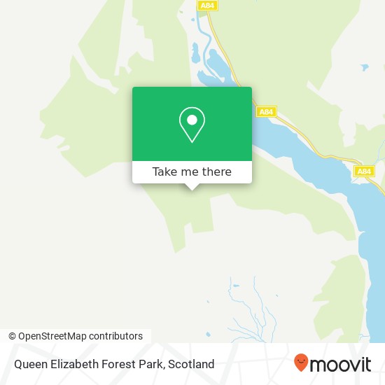 Queen Elizabeth Forest Park map