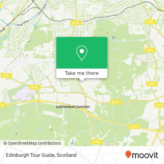 Edinburgh Tour Guide map