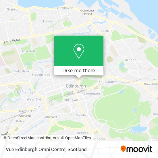 Vue Edinburgh Omni Centre map