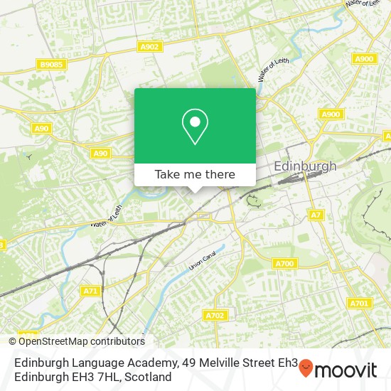 Edinburgh Language Academy, 49 Melville Street Eh3 Edinburgh EH3 7HL map