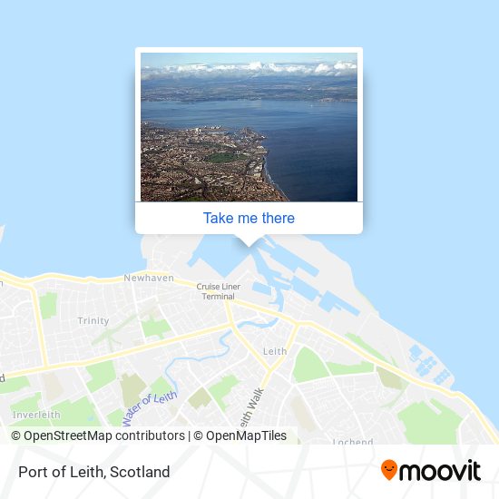 Port of Leith map