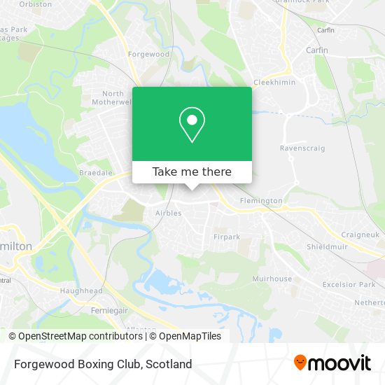 Forgewood Boxing Club map