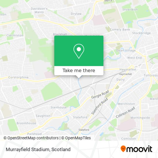 Murrayfield Stadium map