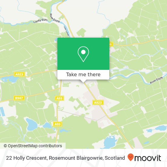 22 Holly Crescent, Rosemount Blairgowrie map