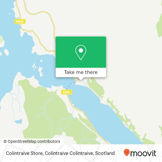 Colintraive Store, Colintraive Colintraive map