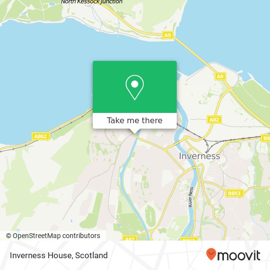 Inverness House map