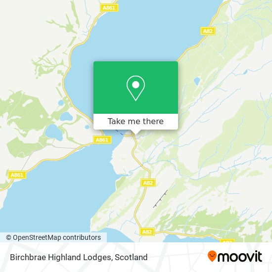 Birchbrae Highland Lodges map