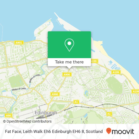 Fat Face, Leith Walk Eh6 Edinburgh EH6 8 map